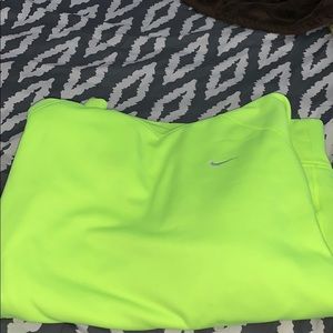 Highlighter yellow Nike Hoodie